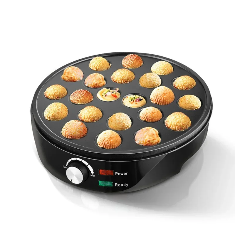 

KC1151 Non-Stick Coating Plate Octopus Ball Machine Mini Home Takoyaki Machine Egg Aberdeen Baking Pan Cake Machine 220V 1000W