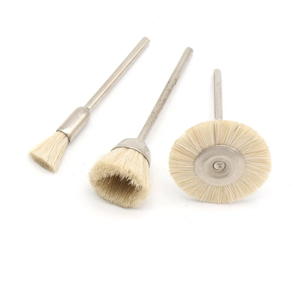 Cleaning Brushes Grinder Rotary Equipment For Engraver For Mechanical Tool 15-25mm Wool 2.35mm 6PCS 6pcs Abrasive