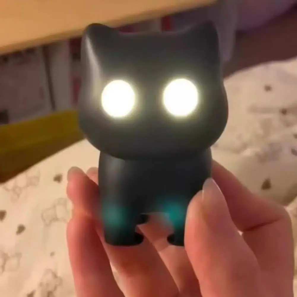 Keychain Pendant Cat Fidget Mini Flashlight Keychain With LED Mini Light Portable Bag Accessory Stress Relief Toy  고양이 키체인