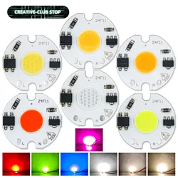 5 pz/lotto MINI LED COB Chip AC 220V 3W 5W 7W Smart IC nessun bisogno Driver LED lampadina lampada per luce di inondazione faretto illuminazione da incasso