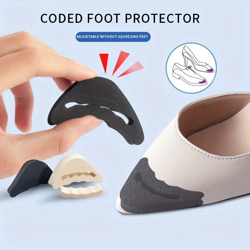 

5Pairs Forefoot Insert Pad for Women High Heels Toe Plug Half Sponge Shoes Cushion Feet Filler Insoles Anti-Pain Shoe Pads