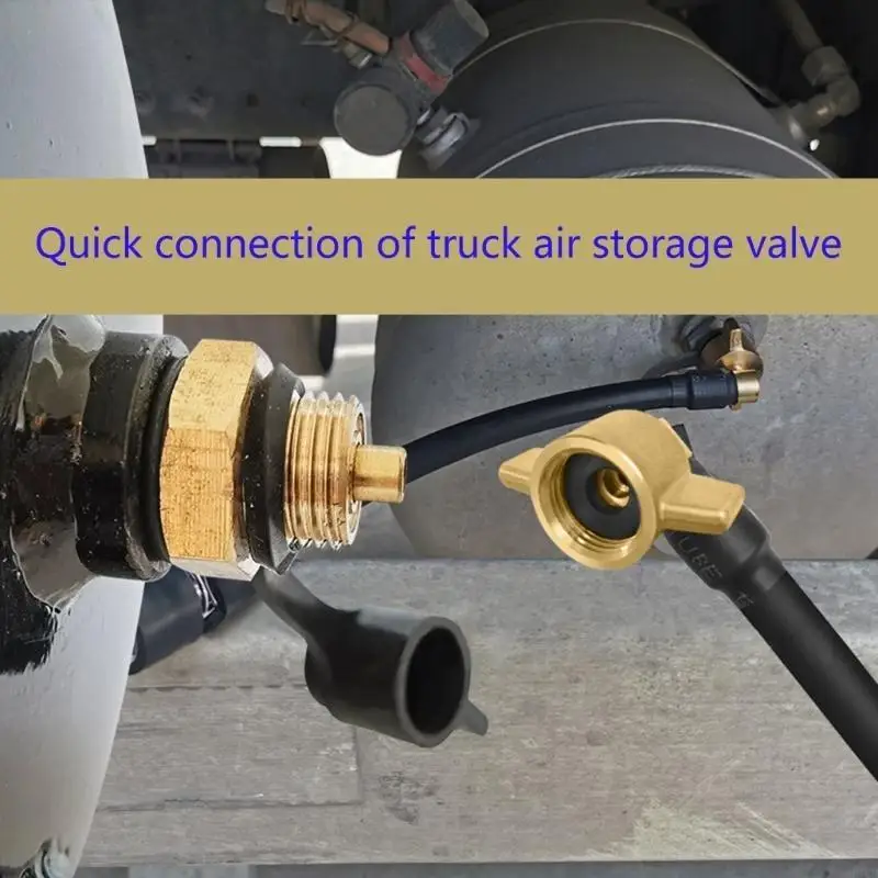 F1CF Upgraded Truck Air Air Connector Connecting Pipe Truck Air Pipe Dust