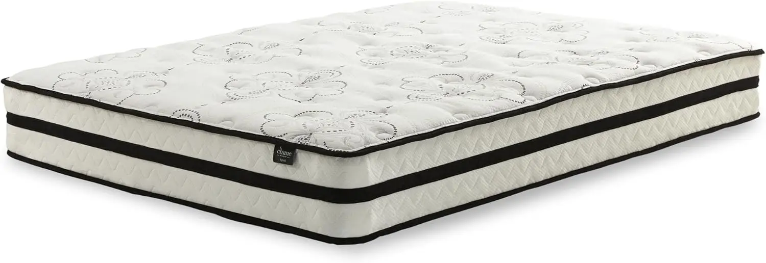 Design by Ashley Twin Size Chime 10 Inch Medium Firm Hybrid Mattress with Cooling Gel Memory Foam