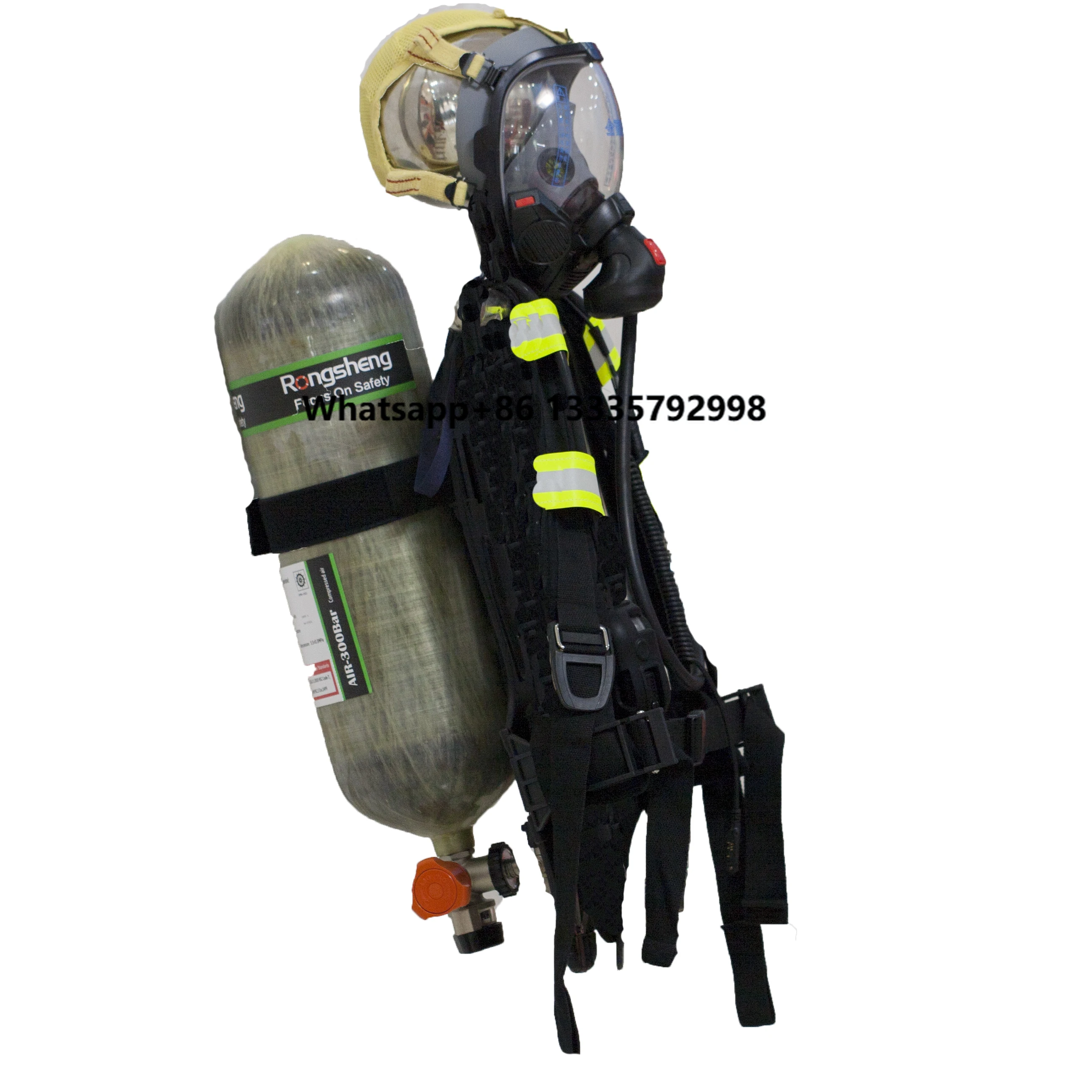 

SCBA 6.8L Large-capacity Self-contained Positive Pressure air Breathing Device SCBA Equipment for Fire Emergency Rescue
