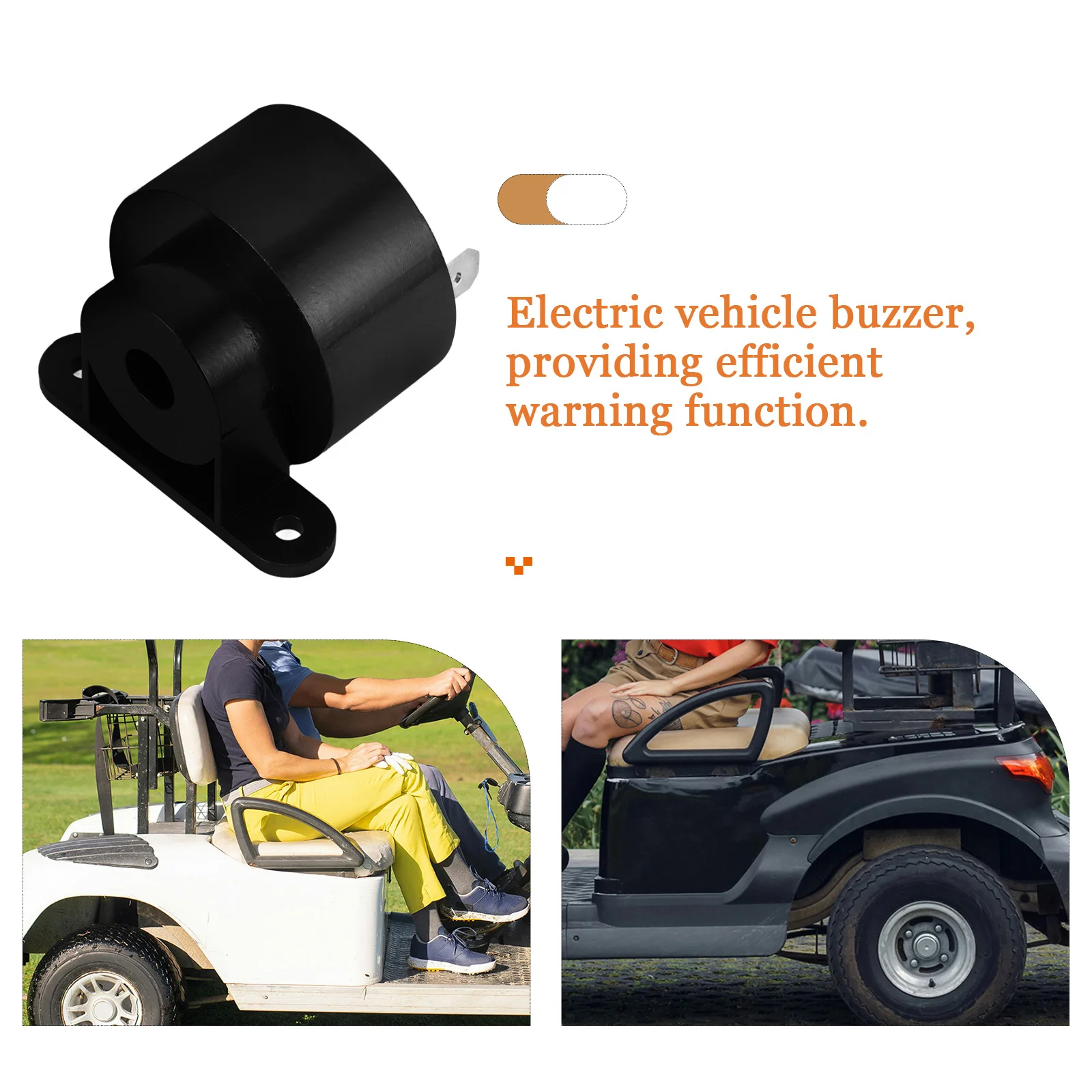 عربة جولف عكس الجرس مركبة كهربية القرن نادي سيارة إنذار شاحنة احتياطية الصوت تحذير نظام تنبيه السلامة عربة جولف القرن #5