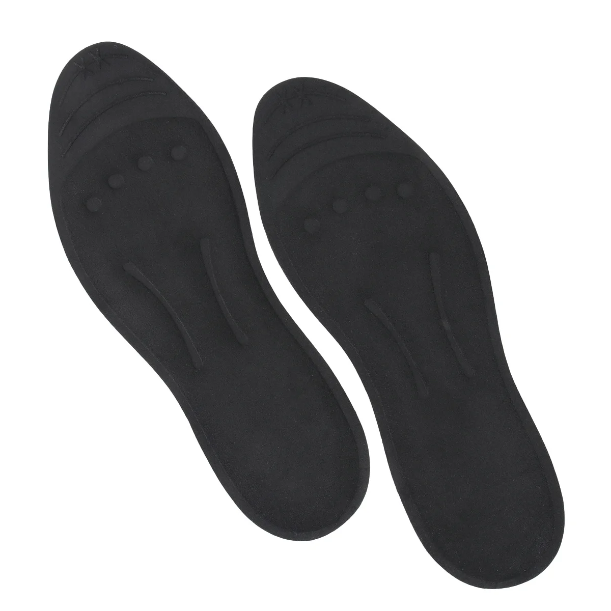 

1 Pair Sweat-Absorbing Shockproof Insoles Liquid Glycerin Filled Foot Pads Arch Support Massaging For Heel Pain Relief Size