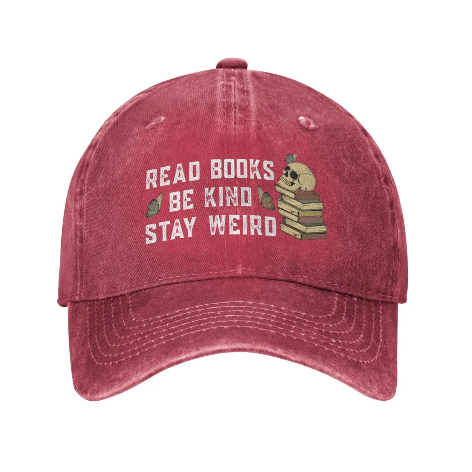 

Book Lover Hat Read Books Be Kind Stay Weird Hat for Men Baseball cap Fashionable Trucker Hats for Daily