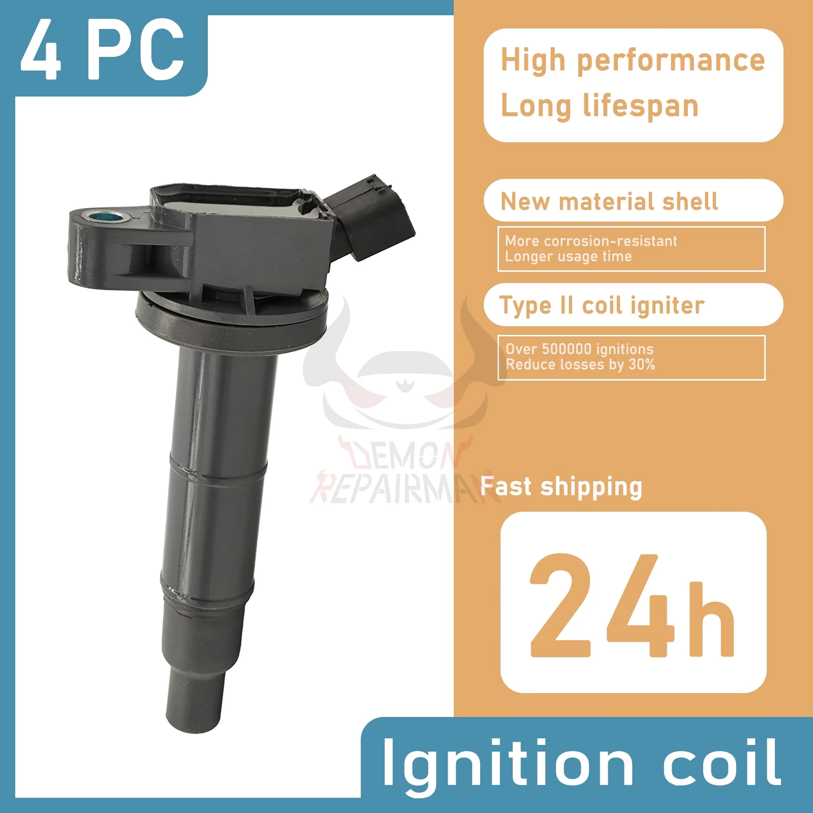 FOR TOYOTA LEXUS Camry Highlander RAV4 Scion xB Ignition Coil 673-1307 OEM 90919-02266 90080-19023 90919-02243 90919-02244