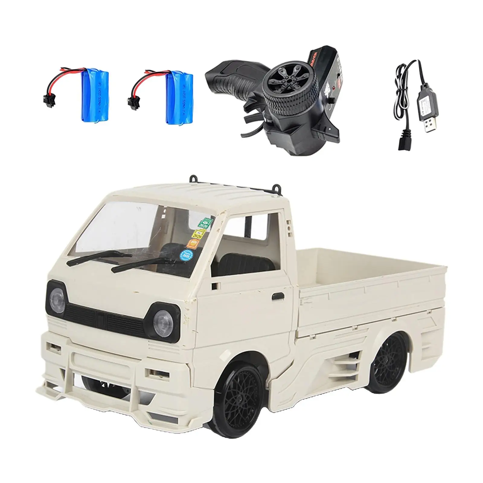 WPL D12 1:10 2WD RC Car Simulation Truck for Kids Gifts Remote Control Car