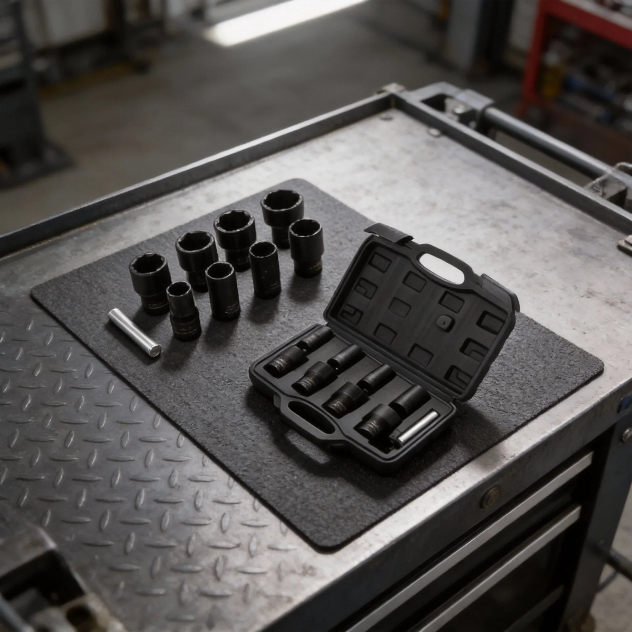 

Набор из 9 профессиональных портативных насадок для снятия гаек и сломанных винтов 1/2 дюйма с присоединительным стержнем для ударного гайковерта, метрический