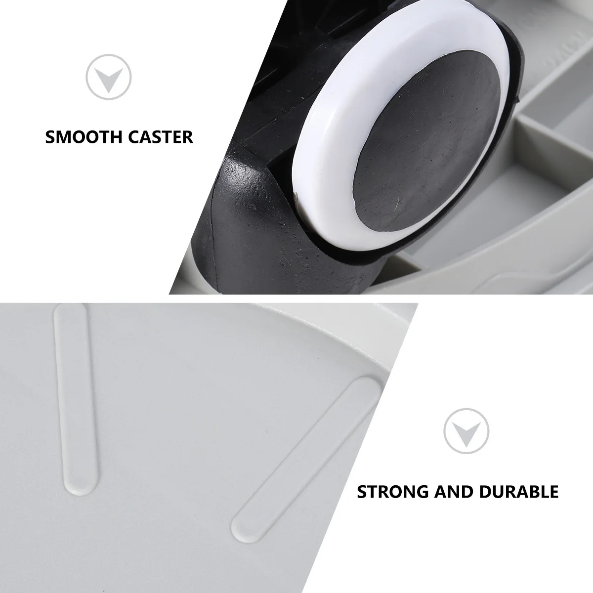 

1 шт. подвижный поднос для цветочного горшка, пластиковый круглый поддон для горшка для растений с колесами, коробка для воды для дома, сада, светло-серый, диаметр 27 см