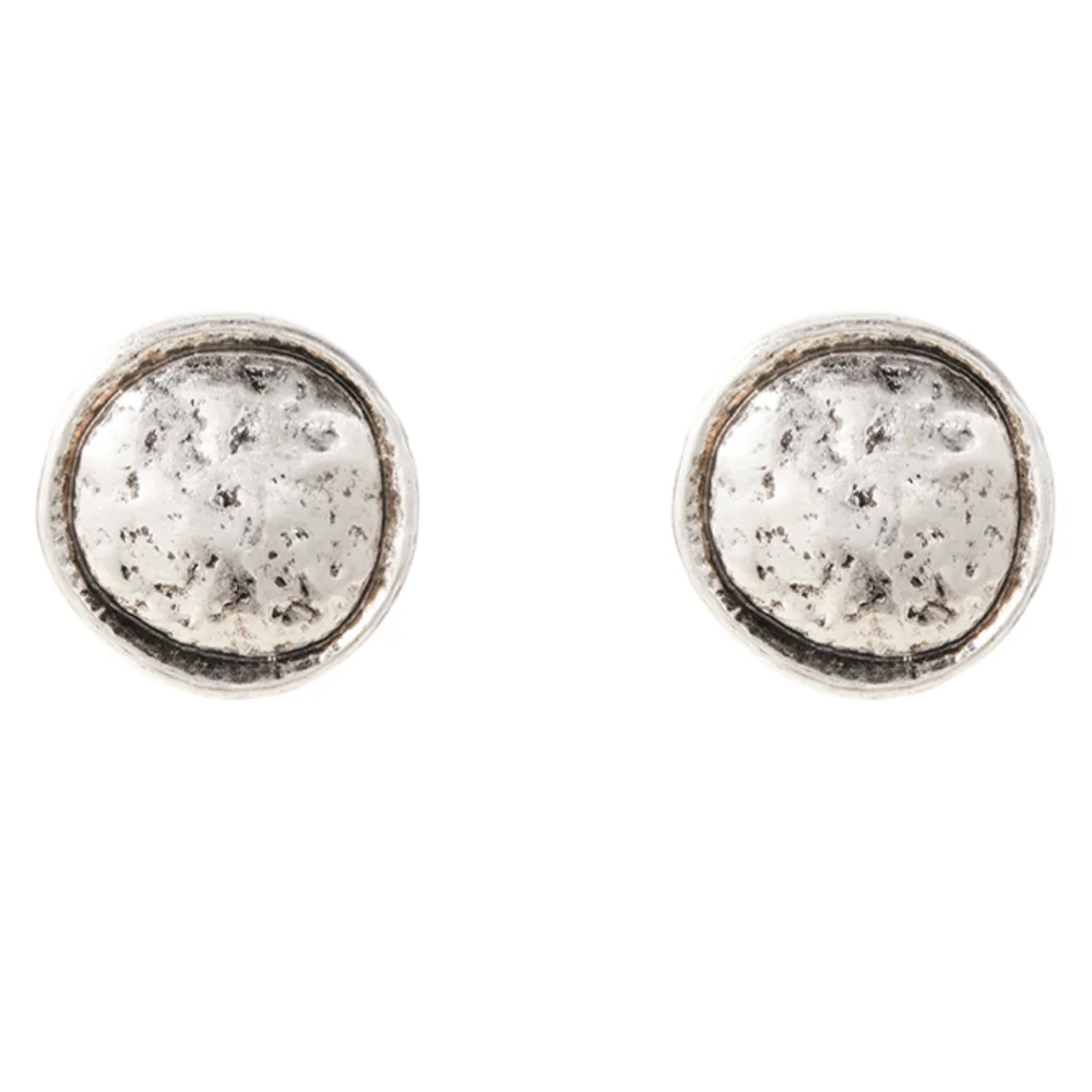 

Retro fashion exquisite and compact round earrings suitable for women to wear