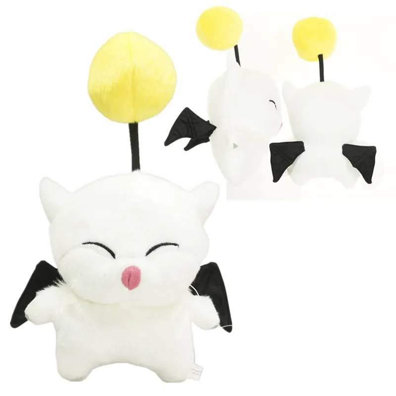 Moogle Cosplay Pluche Anime Cartoon Zacht Gevulde Mascotte Game Fantasie Volwassen Kinderen Verjaardag Vermomming Halloween Feest Kerstcadeaus