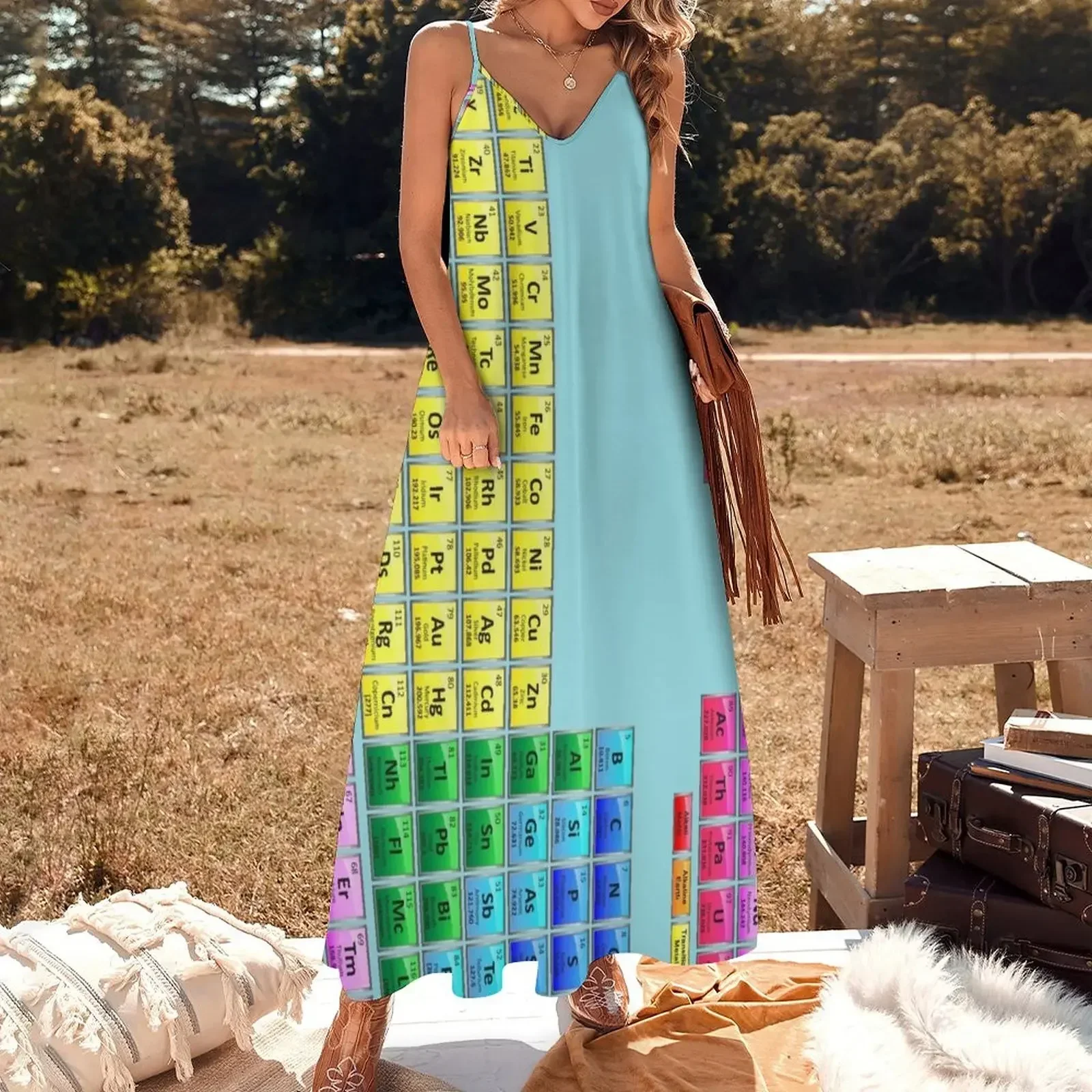 118 Element Periodic Table Sleeveless Dress Long dress prom dresses 2025 Women's dress