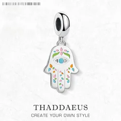 The Mexican Hand of Fatima Women Men Charm Pendants 925 Sterling Silver Hamsa New Arrived Fashion Jewelry