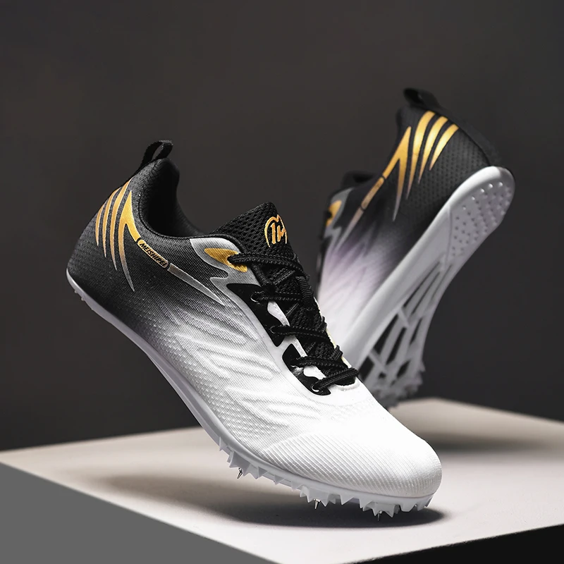 Youth Track Spikes Shoes Lightweight Non Slip Running Sprint Jump Training Athletic Unisex Kids Footwear