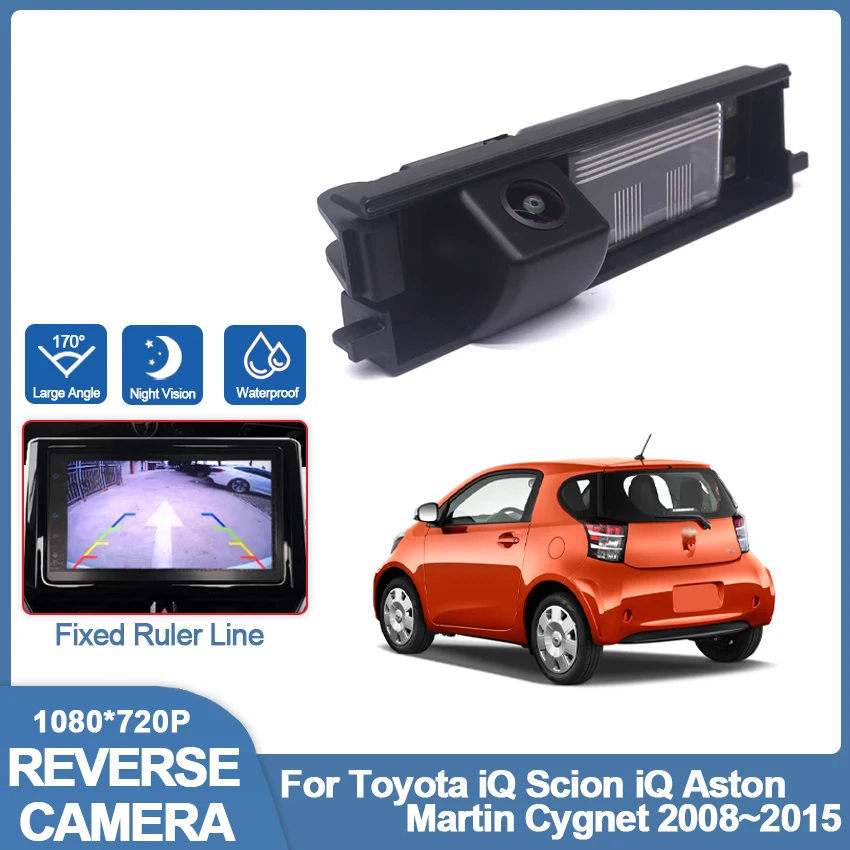 

CCD HD Fisheye Rear View Camera For Toyota iQ Scion iQ Aston Martin Cygnet 2008~2015 Car Reverse Parking Monitor Accessories