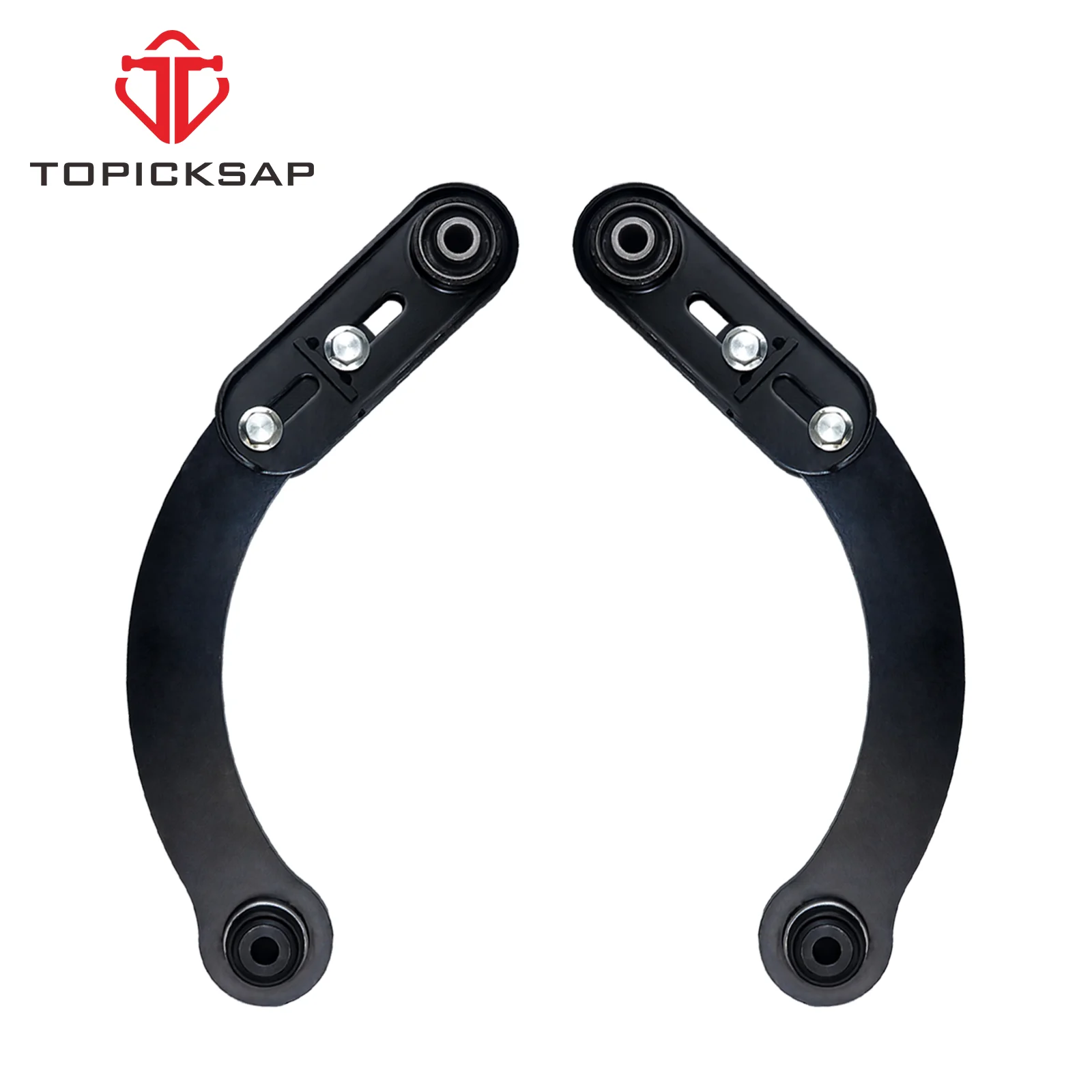 TOPICKSAP Adjustable Rear Upper Control Arms Left Right for Jeep Compass Patriot Dodge Caliber Mitsubishi Outlander 2007 - 2017