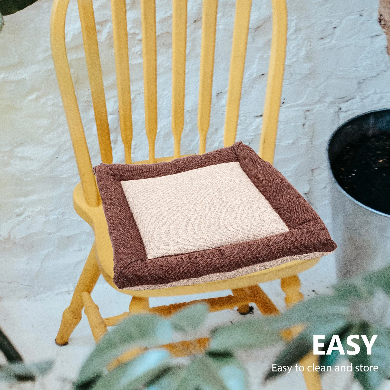 

Cotton Linen Chair Cushion Soft Comfortable Office Dining Seat Pad Multipurpose Breathable Floor Cushion