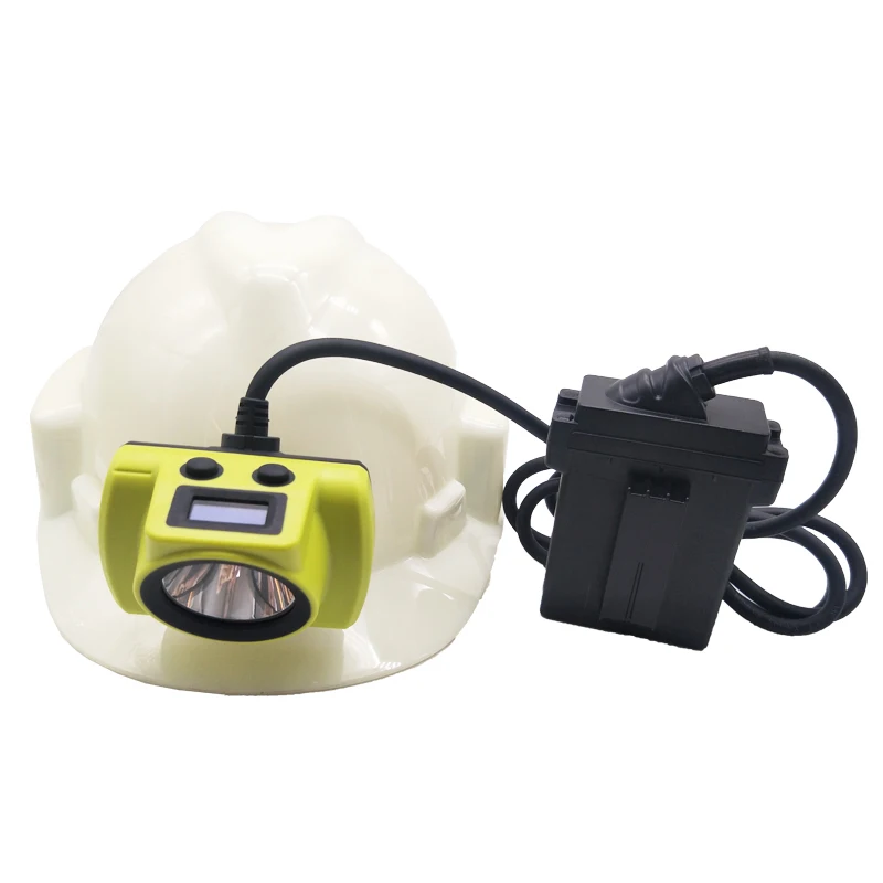 

Digital Mining Cap Lamp Corded Atex Approval, Excellent Miners Headlamps With Tracking, Ip69 25000Lux Working Light Mine Lamp