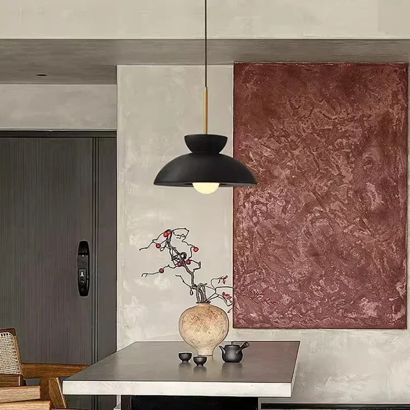 

Winfordo Nordic Resin Pendant Lamp Modern Hanging Light Fixture for Living Room Bedroom Dining Room Bar Home Decor