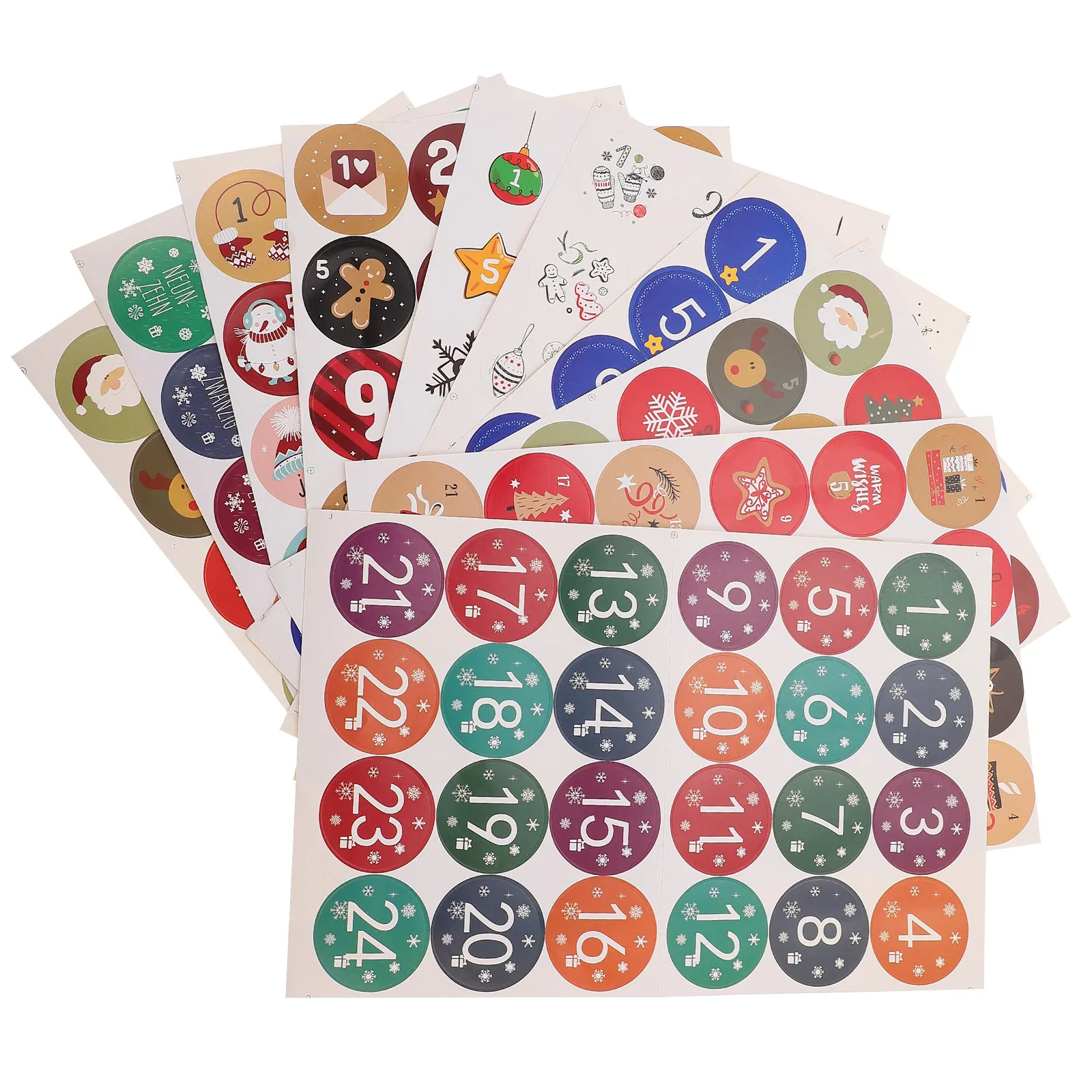 10 Lembar Dekorasi Natal Stike - Advent Calendar Gift ulasan dan harga