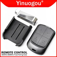 Duplicador de Control remoto para puerta de garaje multifrecuencia, 280MHz-868MHz, clon de Control electrónico para puerta, grabador de código Variable con Clip