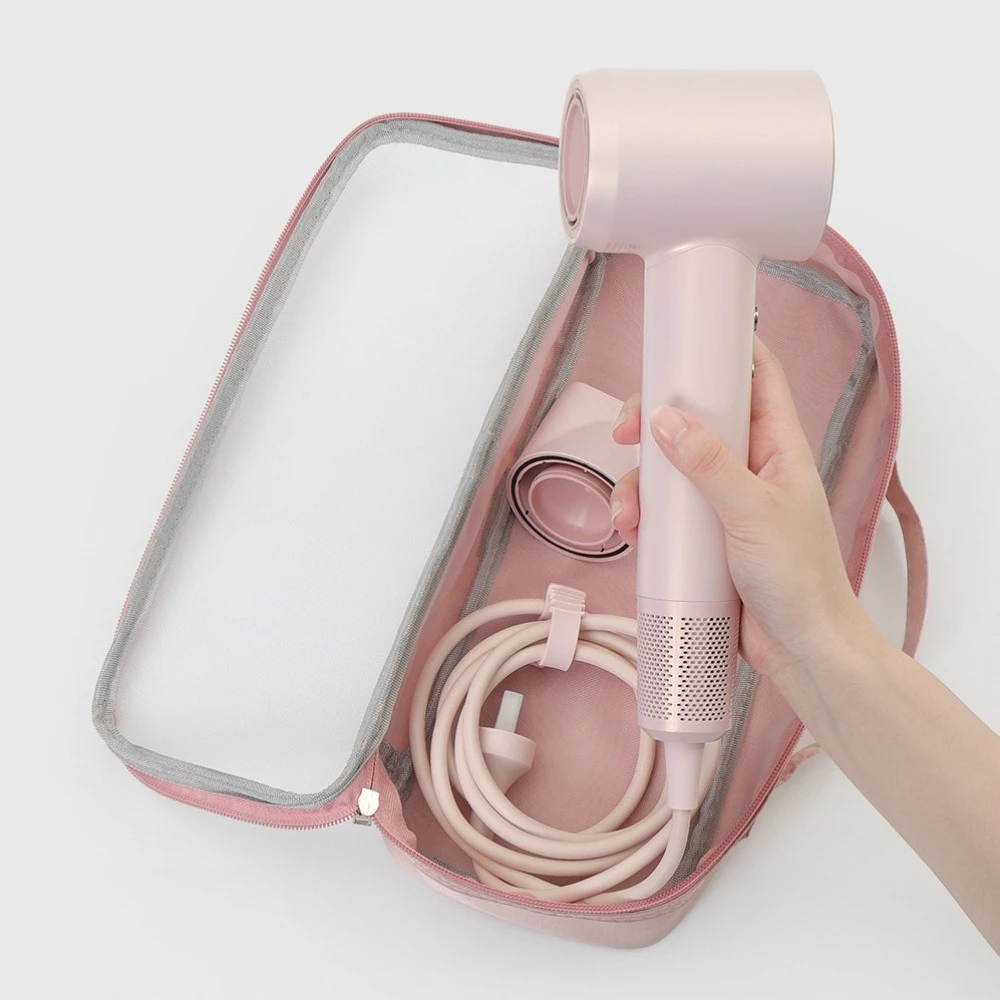 Travel Organizer Hair Dryer Carrying Case Dustproof Portable Hair Curler Storage Bag Protective Cover Large Capacity