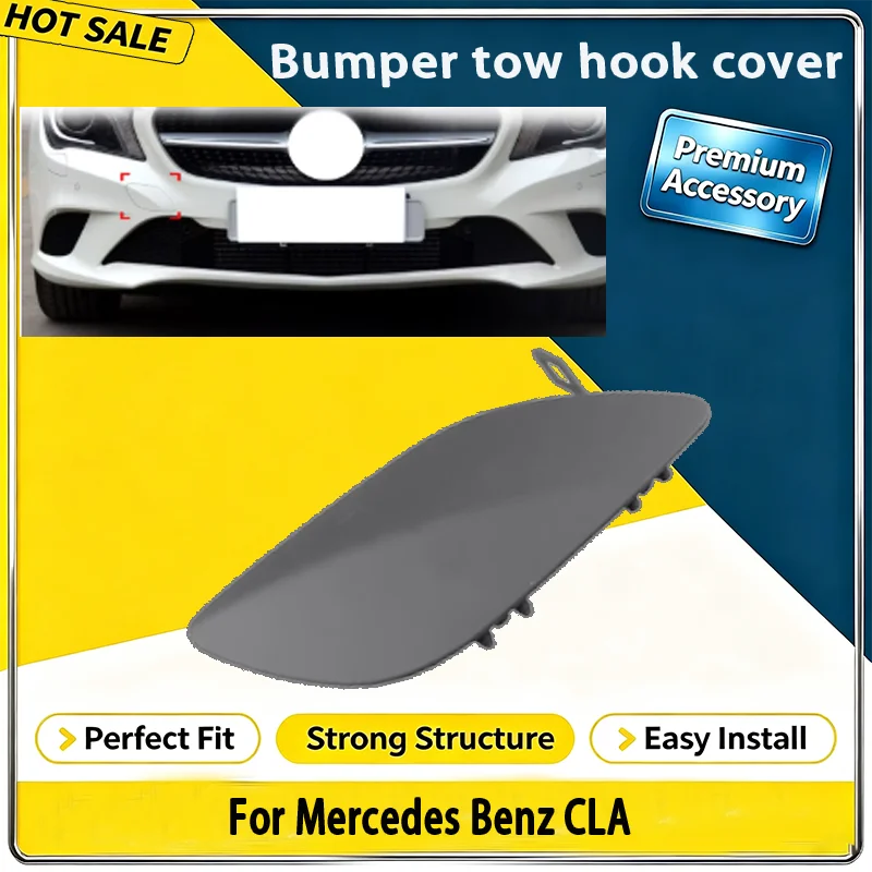 For Mercedes Benz CLA Coupe C117 CLA180 CLA200 CLA220 CLA250 CLA45 2013 2016 Car Front Bumper Tow Hook Cover 1178850622 Durable