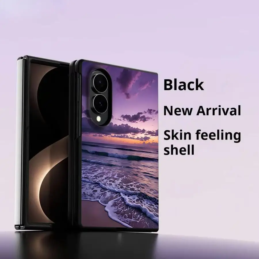 Case for Samsung Galaxy ZFold Wide Z Fold8 Wide Z Fold 8 ZFold8 Luxury Phone Cover Sunset Seaside Scenery