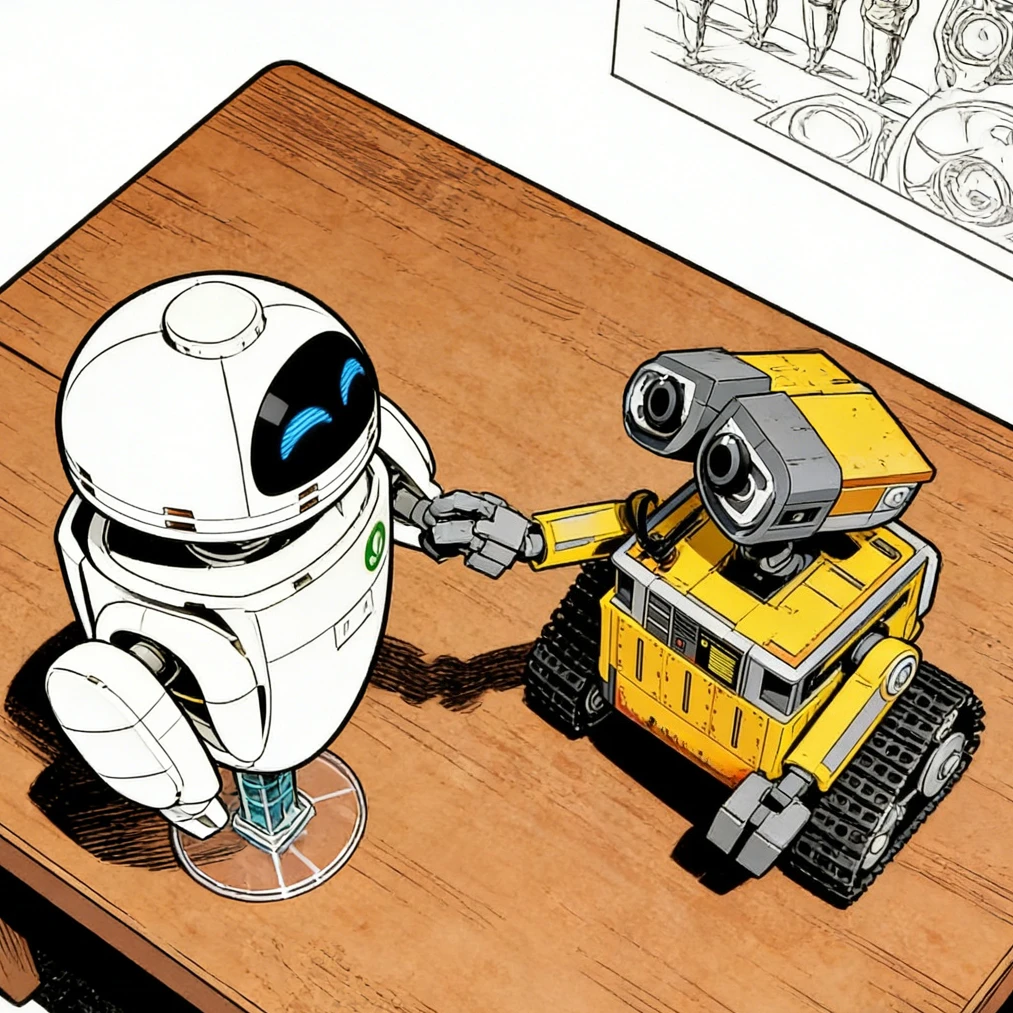 

2025 811Pcs Creative Robot building blocks Funny Doll building blocks cartoon character toys for CHILDREN's birthday Gifts Toys