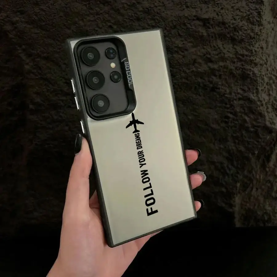 Phone Cover Case for Samsung Galaxy S25 S21 S25Edge S24 FE Note 20 Ultra S20 FE S23 S22 Ultra Travel Airplane Route 