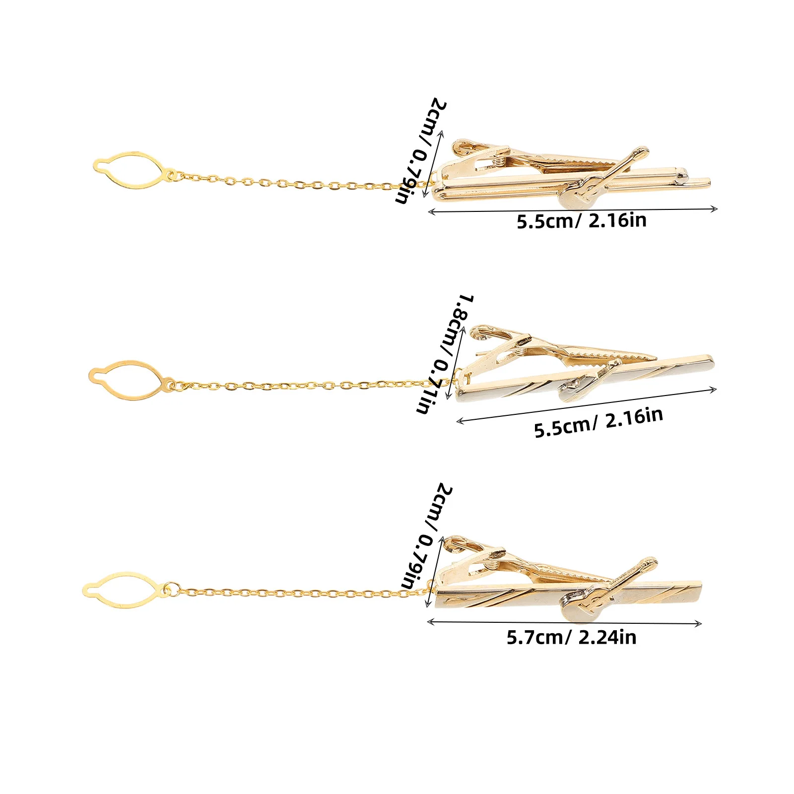 1Set Unique Music Tie Clip Men Violin Guitar Shape Metal Necktie Clip for Weddings Parties Business Banquets Formal