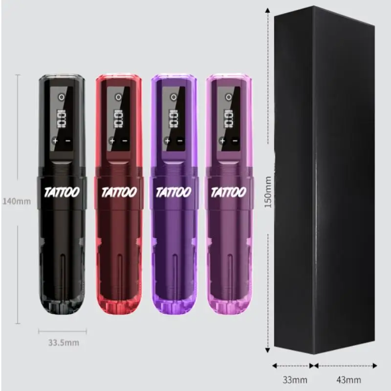 

Wireless Tattoo Pen Rechargeable 3.5mm Stroke 1600mAh Battery Rotary Tattoo Machine Permanent Makeup Eyebrow Lip Eyeliner Tattoo