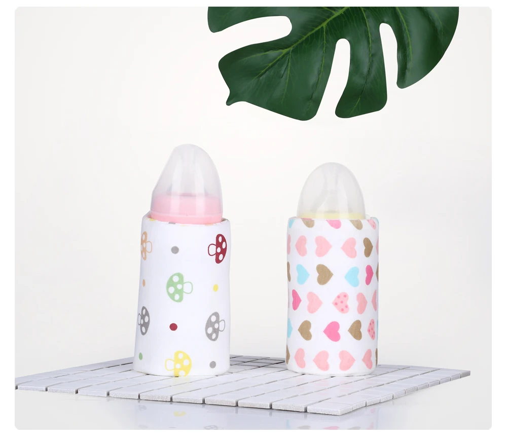 USB Baby Bottle Warmer Portable Travel Infant Baby Feeding Bottle Warmer Heater Thermostat Heated Cover Milk Bottle Heater Bags