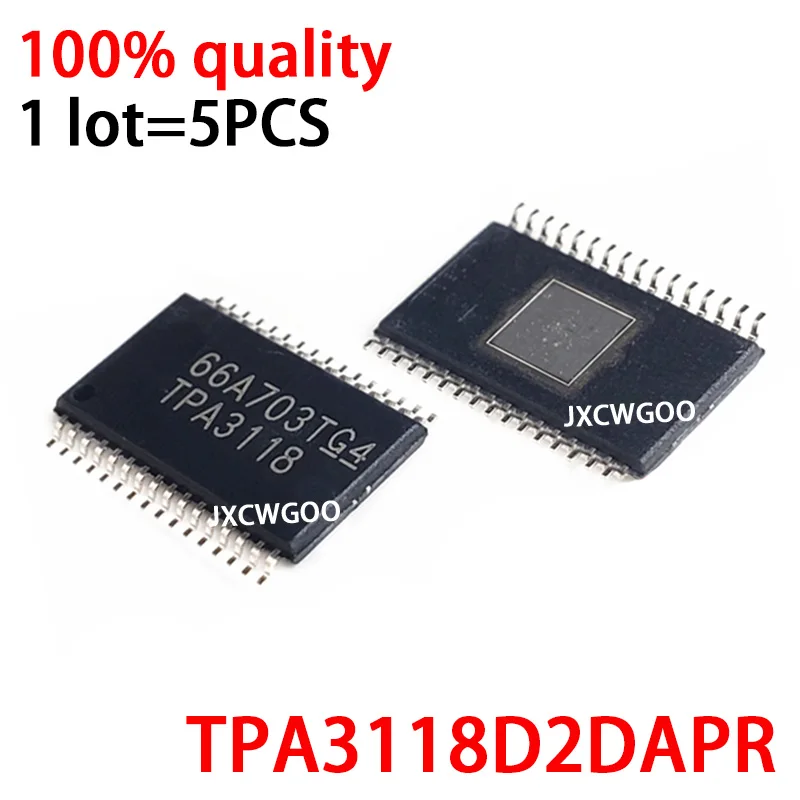 5PCS TPA3118D2DAPR TPA3118 TSSOP32 Class-D audio amplifier chip  New original