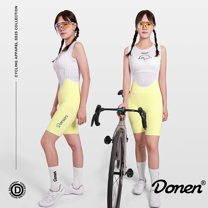 

Велосипедные шорты DONEN для женщин, летние, дышащие, быстросохнущие, с амортизацией, ветрозащитные, с теплоотводом, для MTB и шоссейных велосипедов