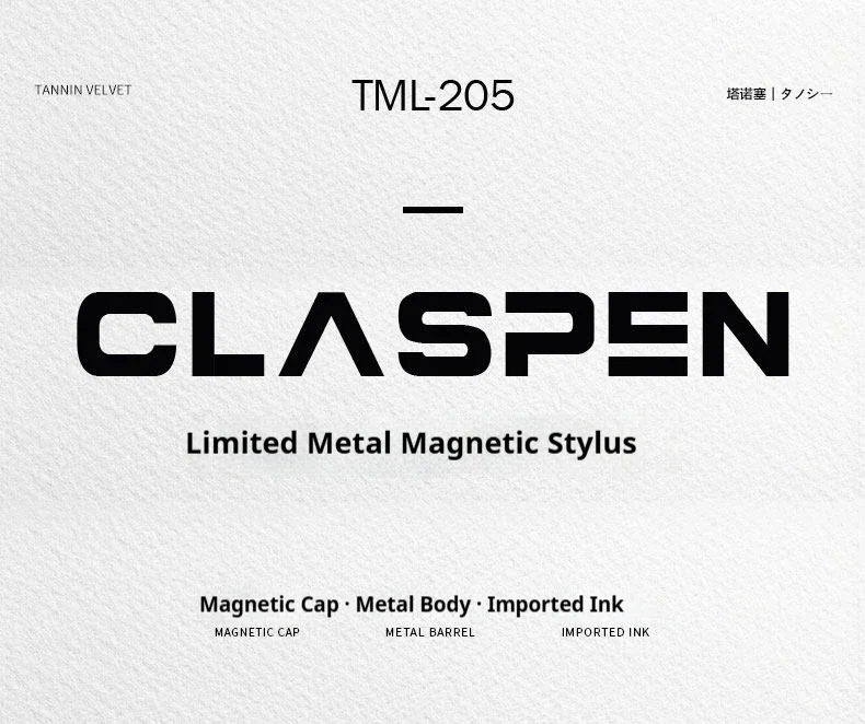 TANOOCI Modischer Metall-Kugelschreiber mit Sicherheitsclip, Kompaktem, Starkem Magnetverschluss, 0,5mm Importierter Tinte, Rutschfrei, für Büro, Reisen und den täglichen Gebrauch – Detail 1