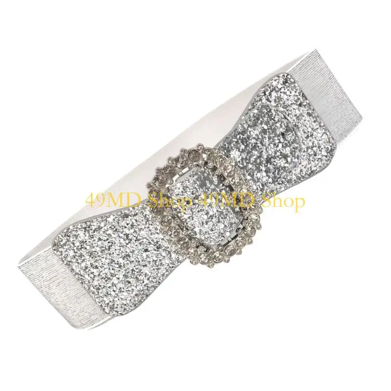 49md-スパンコール-ウエストニッパー-スパークリング-ワイド-ウエストバンド-ファッショナブルな調節可能なウエスト-ベルト