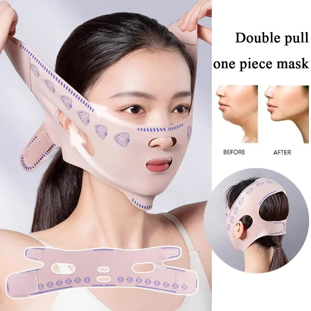 

V-Line Face Shaper Face Slimming Bandage Facial Massage Strap Chin Cheek Lift Up Belt Lifting Mask Skin Care Women Beauty Tools