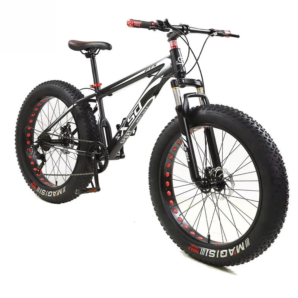 رخيصة الصلب 21 سرعة الدهون دراجة هوائية جبلية الإطار الثلوج دراجة الدهون Lutonix دورة 26 بوصة Bicicleta الدراجات الجبلية #4