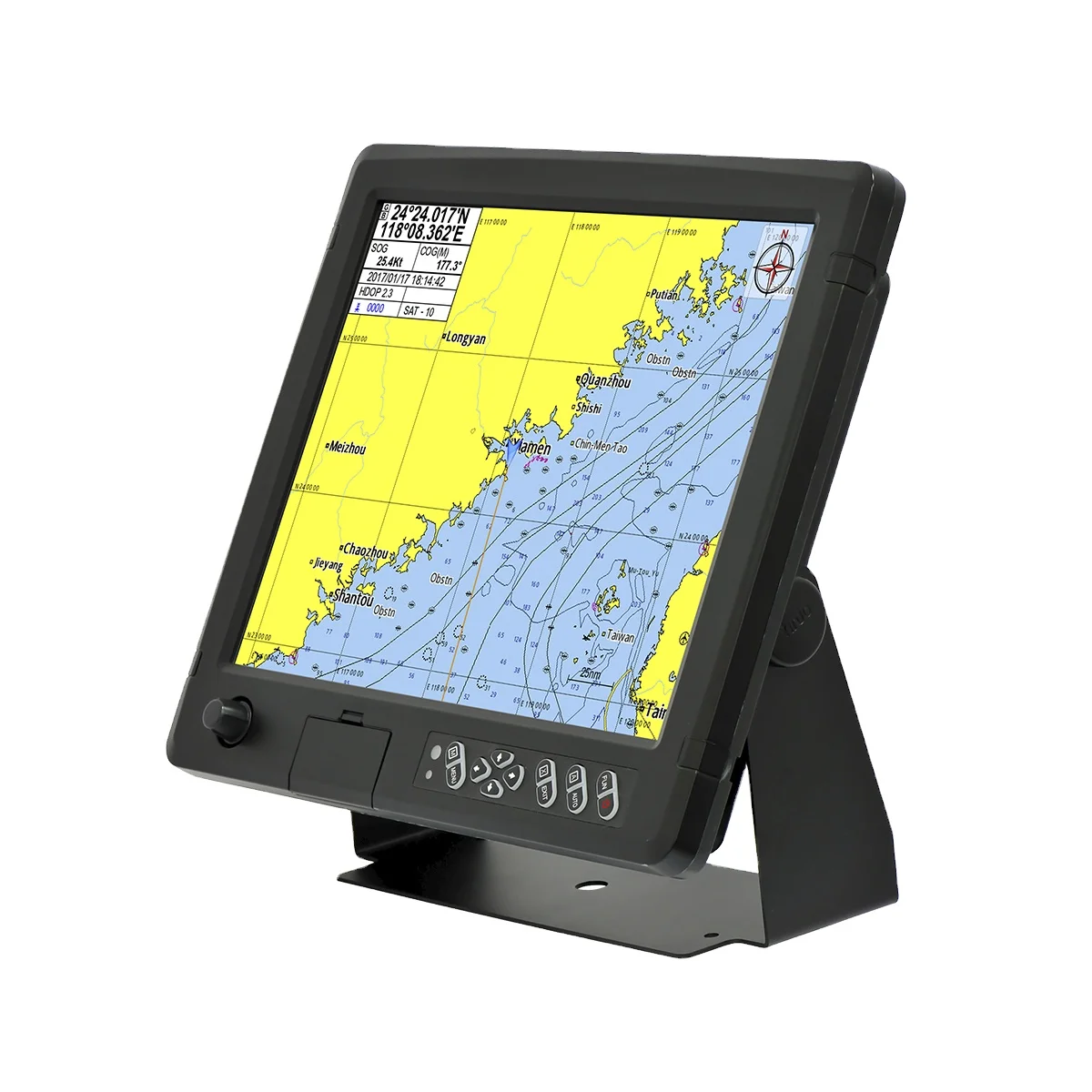 Marine Spare Parts Maritime Hardware XINUO HM-2615 Marine Color TFT LCD Monitor Large Size 15