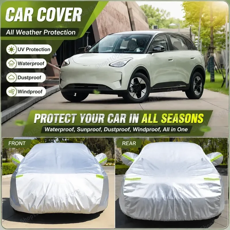 For Geely Star Wish Car Cover Full Coverage Rain Sun UV Heat Insulation Outdoor Protective Dust Proof Auto Cover