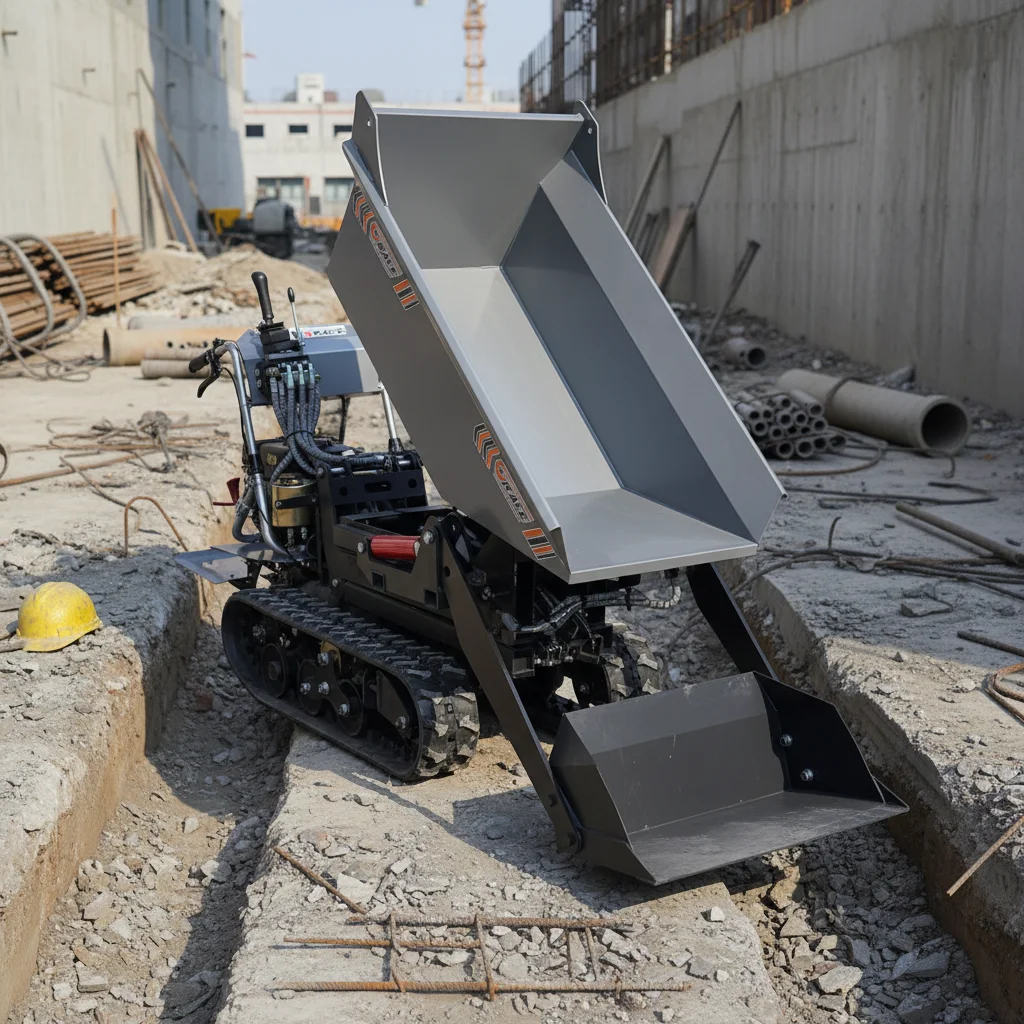 

Hydraulic Mini Dumper Crawler Carrier All Terrain Tracked Mini Dumper with High Quality