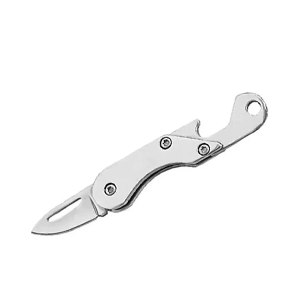 With Keychain Portable Sharp Cutter Sharp High Hardness Outdoor Folding Cutter Multi-functional Rust-resistant