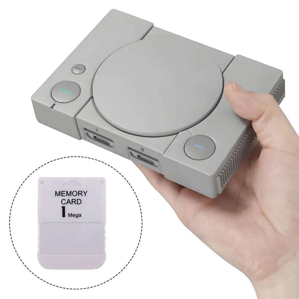 新しい 1MB 容量のメモリカード高速ユニバーサルビデオゲームカード信頼性の高いストレージカード PS1 ゲームアクセサリー用