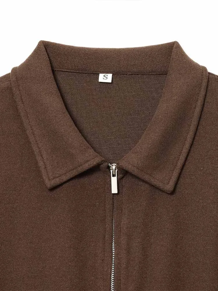 European and American style autumn new fashionable simple casual soft short-sleeved cardigan jacket versatile casual pants