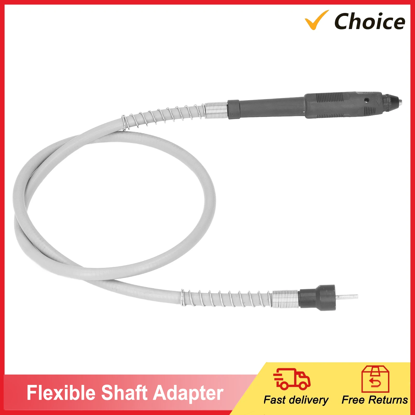 

Flexible Shaft Adapter Drill Extension Grinder Cable with 0.3‑3mm Chuck Clamping Range for Rotating Tool Flexible Shaft Cable