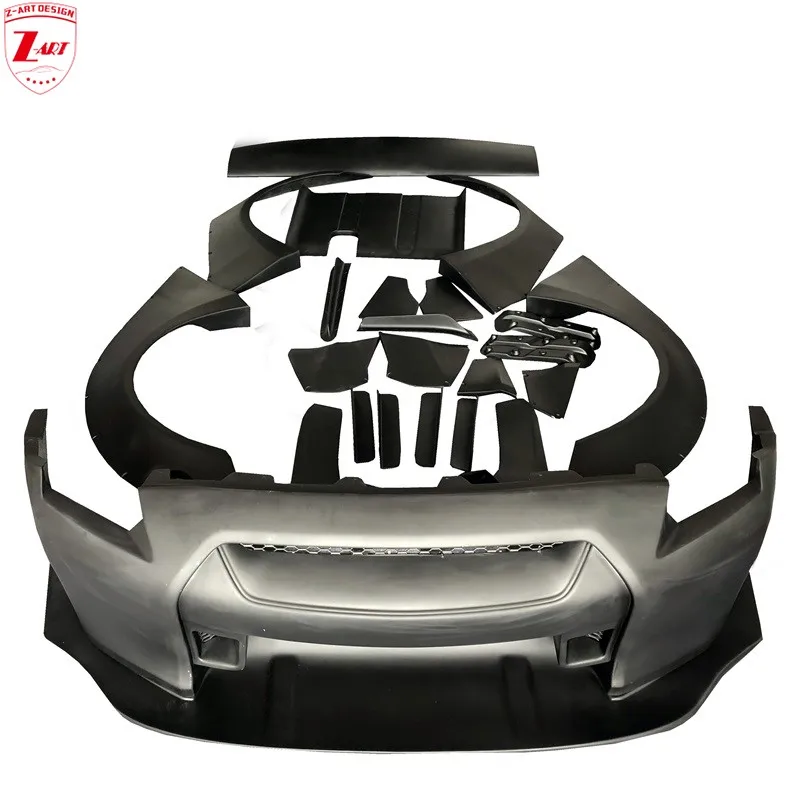 Z-ART GTR R35 Wide Body Kit for GTR R35 Retrofit Body Kit for Nissan GTR R35 Refit Wide Body Kit for GT-R R35 Tuning Body Kit