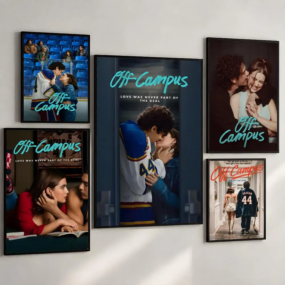 TV Off Campus College Romance Poster PP Wall Art Print Removable Water-Resistant Home Decor for Bedroom Apartment Gift